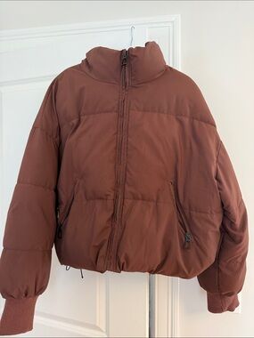 Diamond Supply Co. Brown/burguny Puffer Jacket